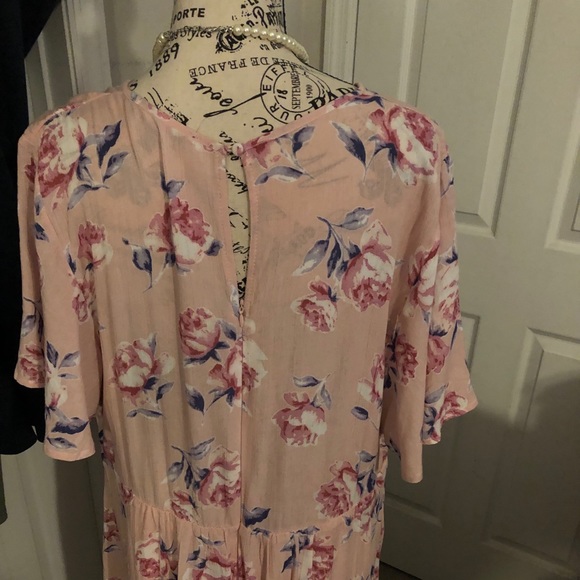 🌼LIKE NEW🌼David & Dani Pretty in Pink Plus Dress - Picture 8 of 13